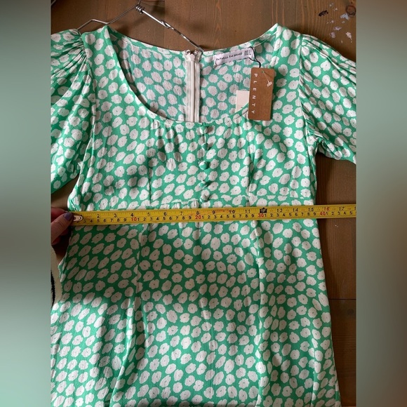 Faithfull the Brand Green and White Dress Size XS - Picture 4 of 8